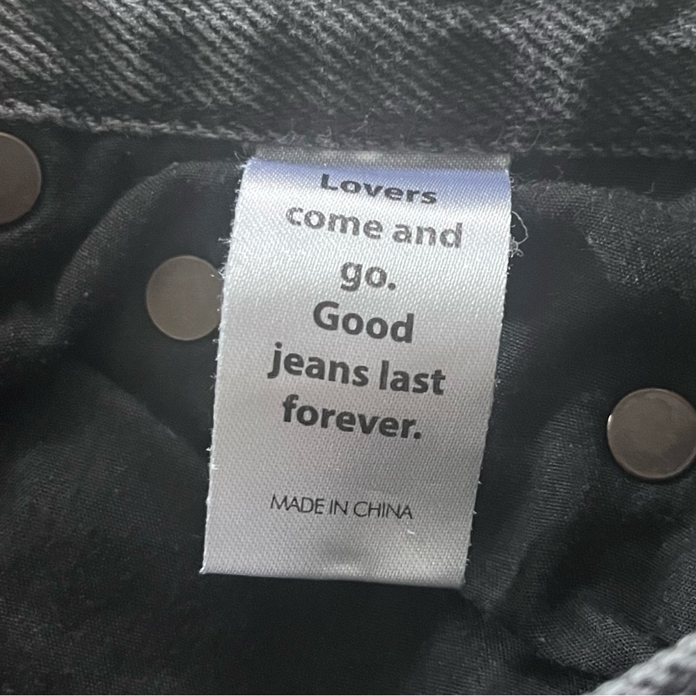 Pacsun high rise boot cut black jeans. Button fly. - Picture 7 of 8